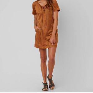 Patrons of Peace Suede Mini Dress